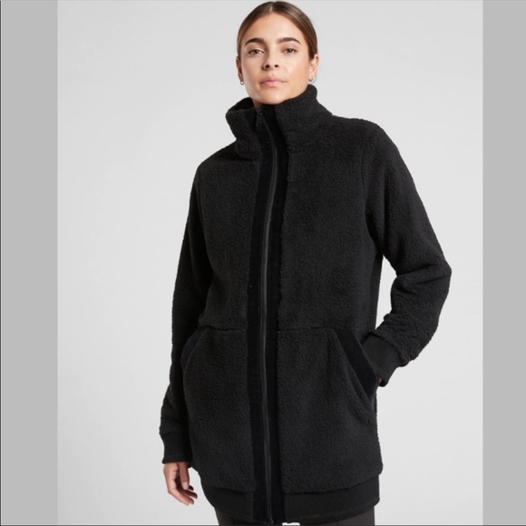Athleta Jackets & Blazers - Athleta Tugga Coat jacket // Black